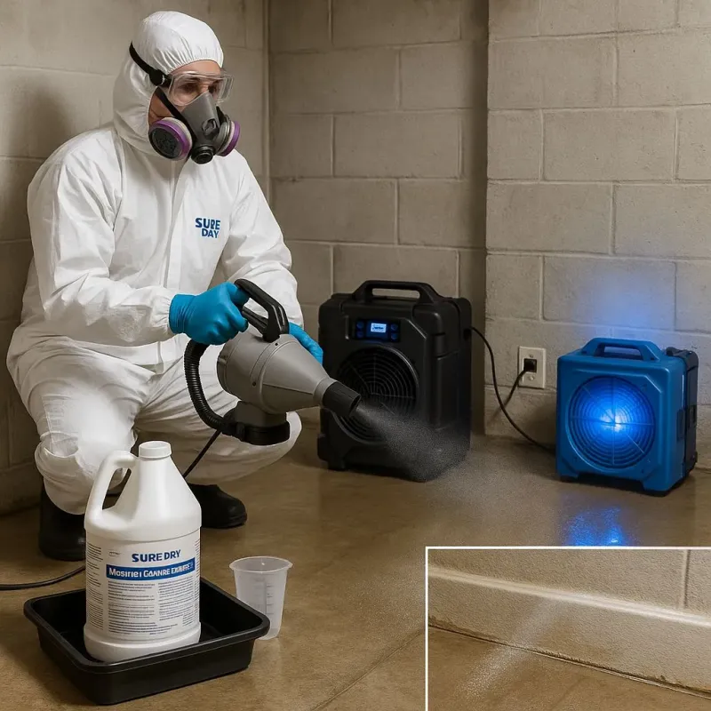 Sanitization and Odor Removal process in Corcoran, MN