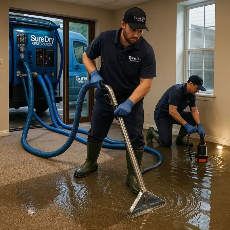 Water Extraction and Removal process in Corcoran, MN